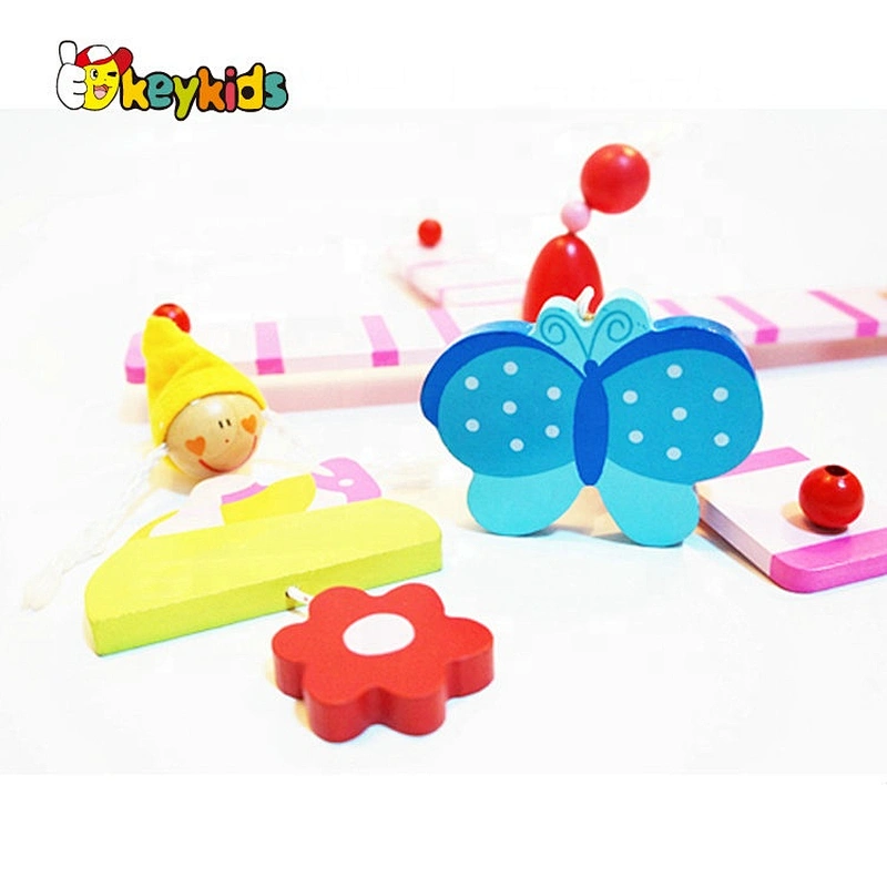 Customize colorful wooden cot mobile for baby crib W08K037
