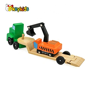 Most popular mini wooden toy cars and trucks for children W04A458