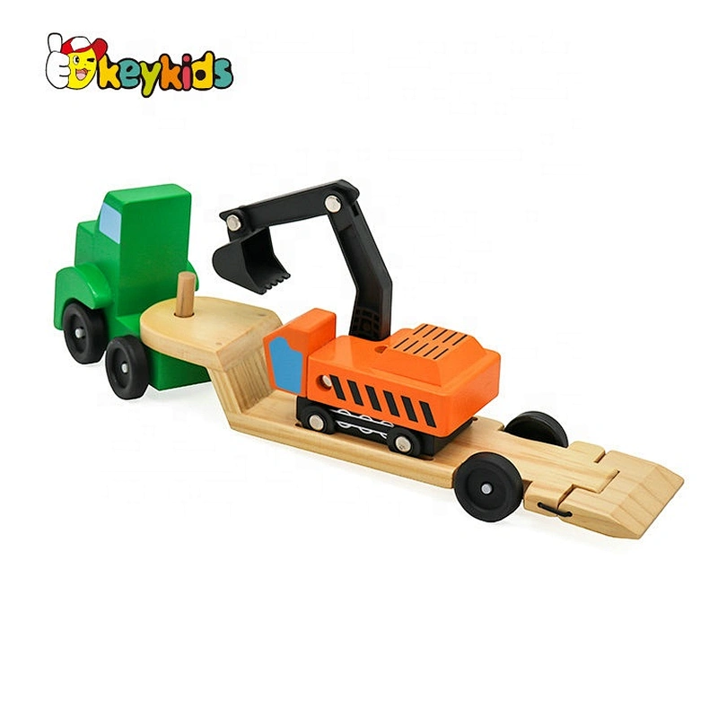 Most popular mini wooden toy cars and trucks for children W04A458