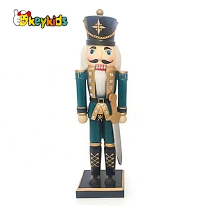 Customize soldier toy wooden nutcracker theme for wholesale W02A342