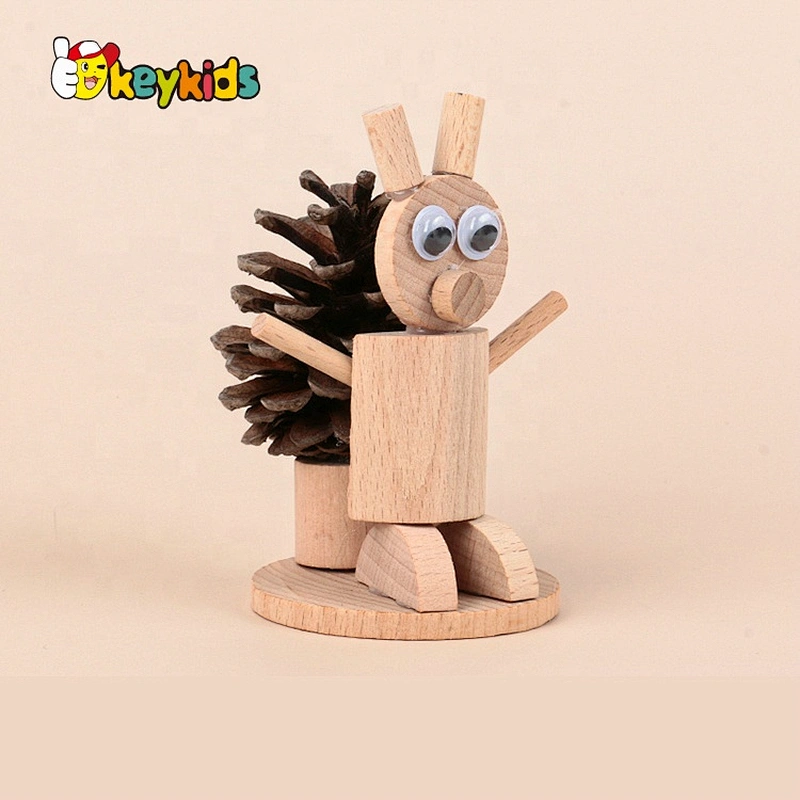 Newest creative ornaments wooden decoration for wholesale W18A163