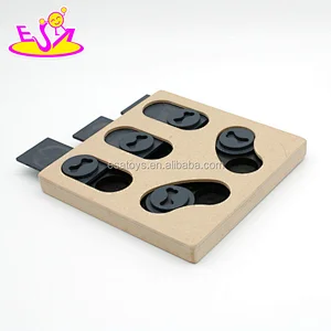 New hottest interactive treat food hiding puzzle wooden pet toys for dogs and cats W06F068