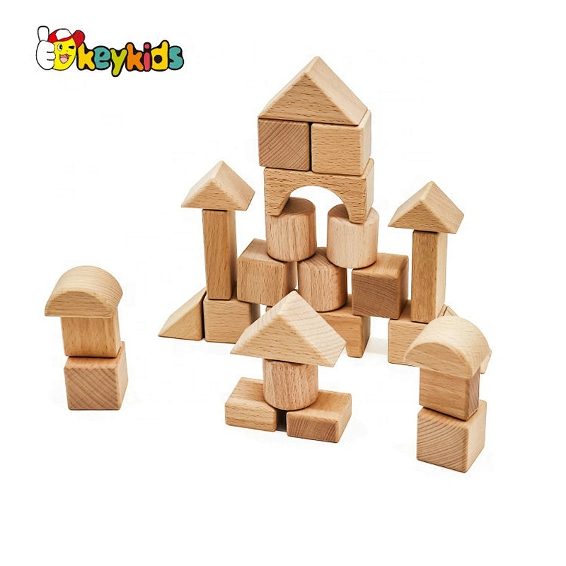 2019 Top sale 28 pieces intelligence diy wood block for wholesale W13A172