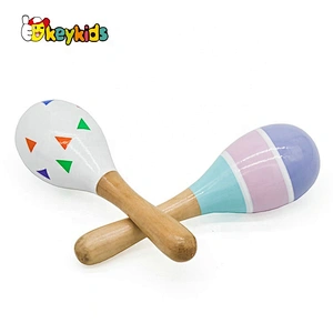 OEM/ODM Educational Wooden Maracas Baby W07I149