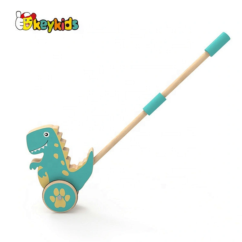 New design preschool wooden push walker toy for baby W05A029
