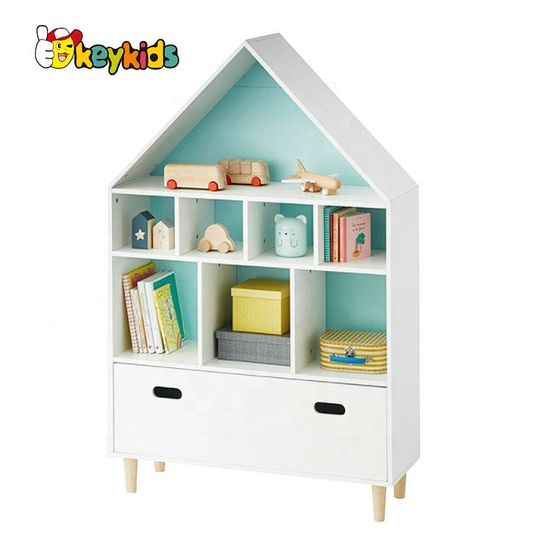 2020 Customize children wooden kids bookshelf for wholesale W08C296
