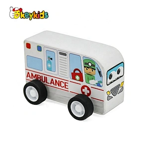 Customize preschool mini wooden cars for toddlers W04A479