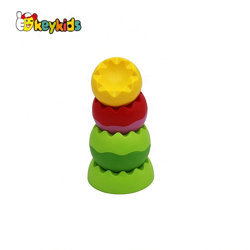 Customize kids role play wooden toy ice cream cone set for sale W13D331