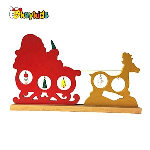 Custom Christmas wooden table decorations for children W09D074