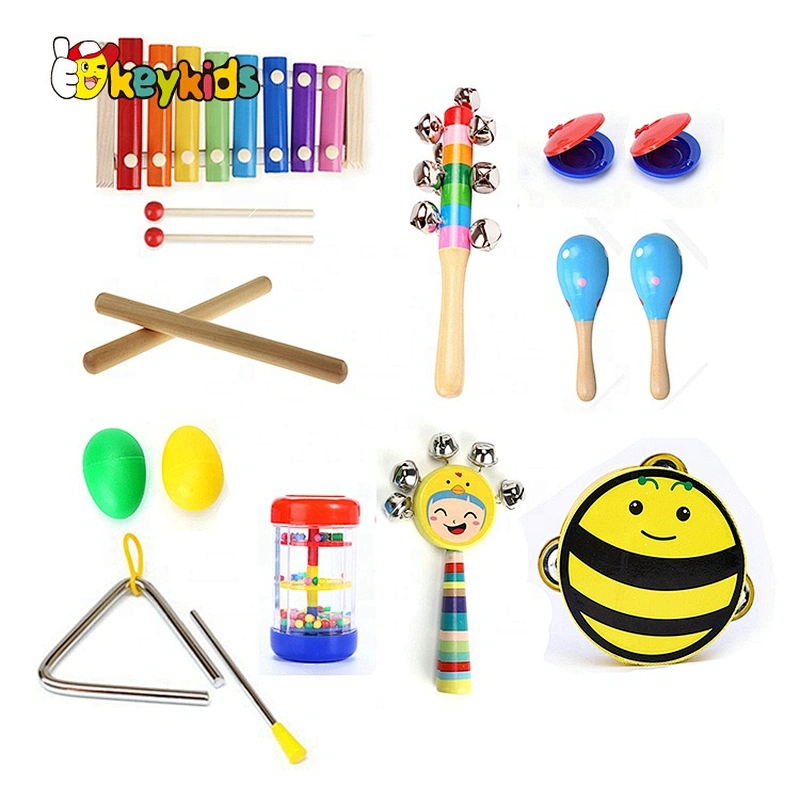 2021 New fashionable wooden toy musical instruments for preschool W07A196
