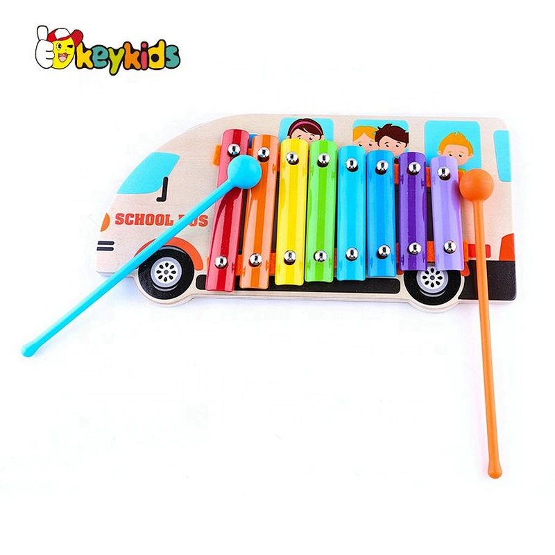 2019 New design musical toys wooden baby xylophone with customize W07C076