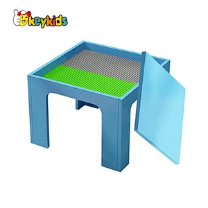 Customize children wooden sand play table with storage W08G293