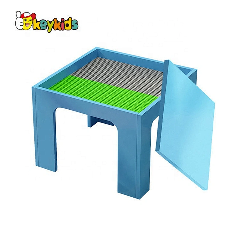 Customize children wooden sand play table with storage W08G293