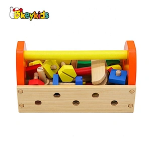 Customize educational wooden toy toolbox for kids W03D135