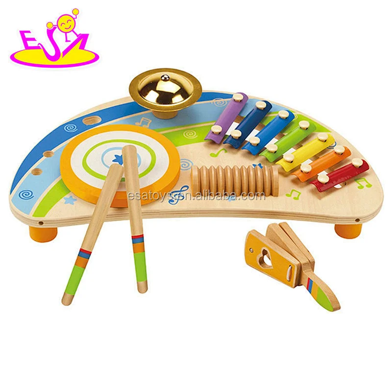 Educational musical wooden toy instruments for baby W07A126