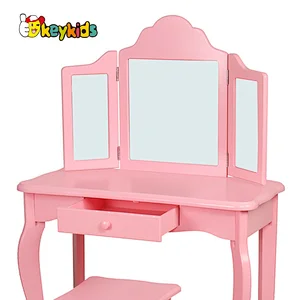 New released  wooden little girls dressing table for wholesale W08H134