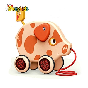 New arrival mini wooden zebra pull toy for kids W05B198