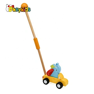 New hottest educational wooden walker push toy for toddlers W05A027