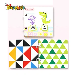 New hottest educational woodne learning book for kids W14H003
