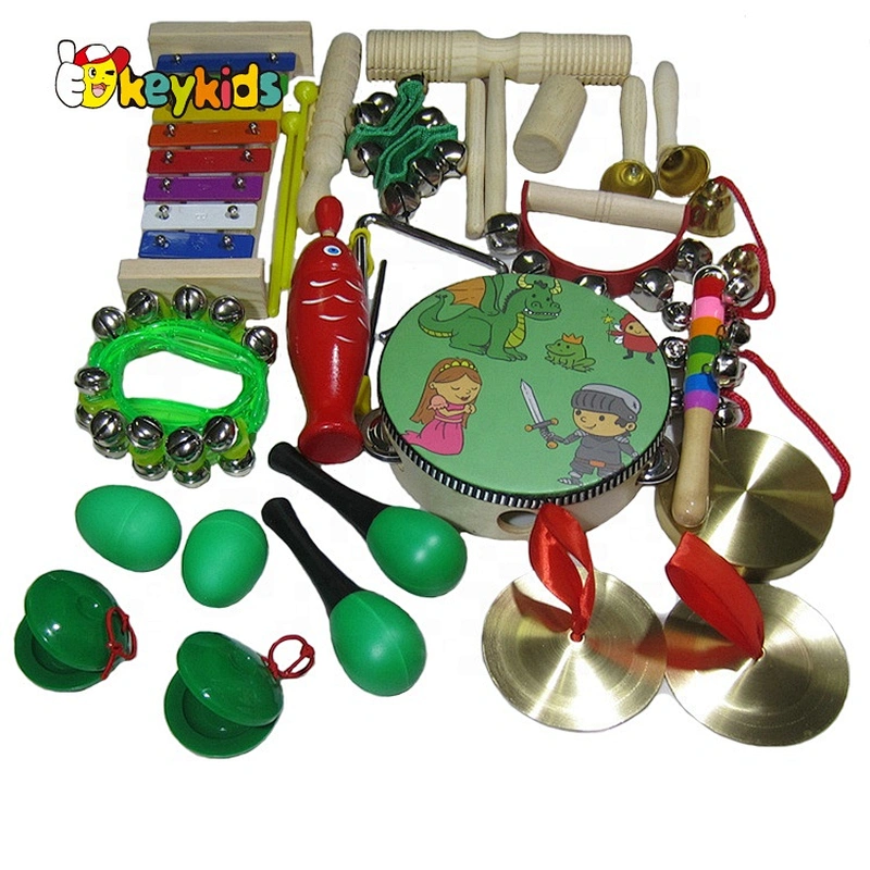 2021 New functional  wooden instrument toy musical toys for babies W07A203