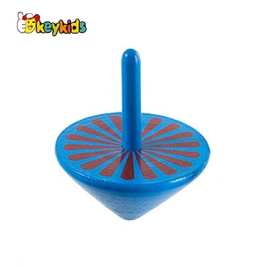 2020 Customize classic wooden kids spinning top for wholesale W01A343C
