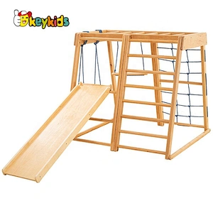 2020 New sale indoor wooden playground set for playroom W01F001