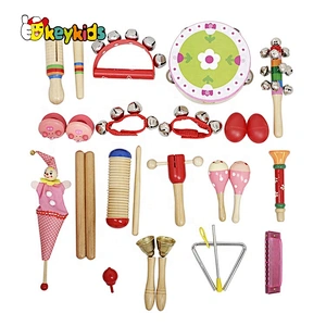 wholesale 22PCS musical wooden rattle drum for children W07A168