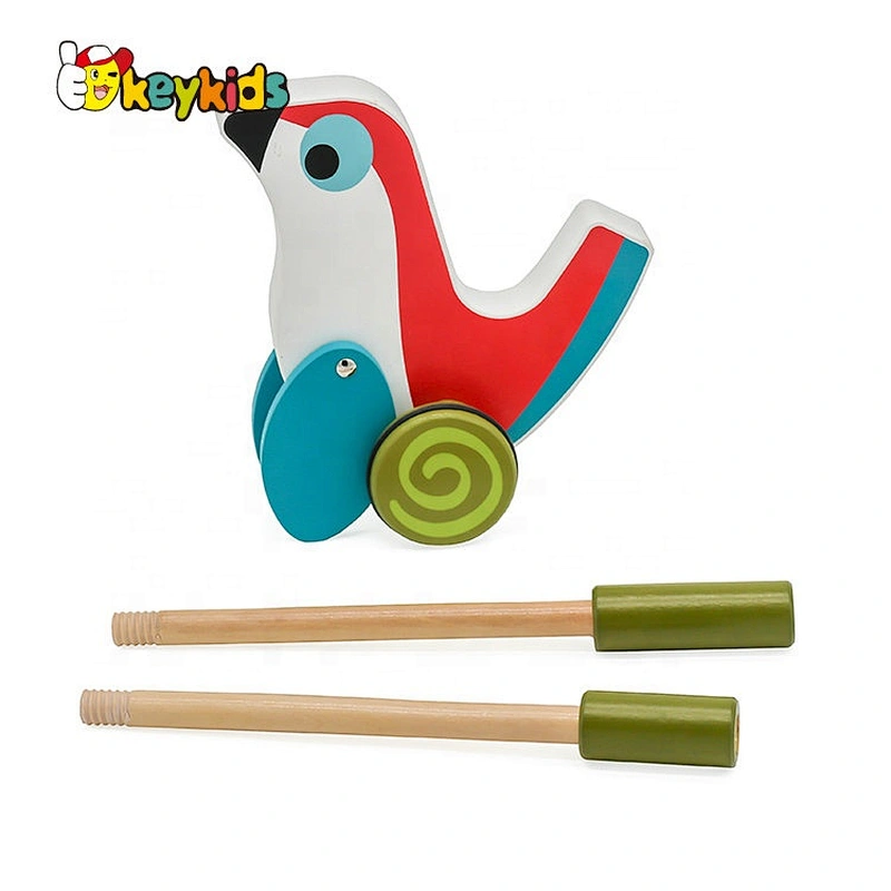 New hottest foldable wooden stand and push toy for baby W05A028