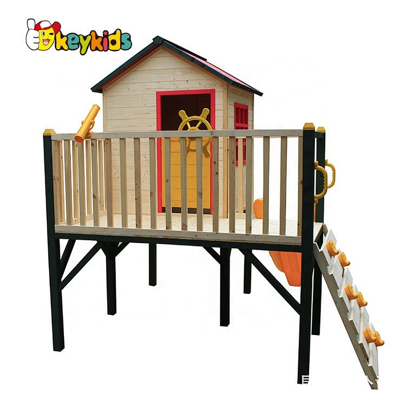 Daycare Backyard Outdoor Childs Play House Wooden W01D081C