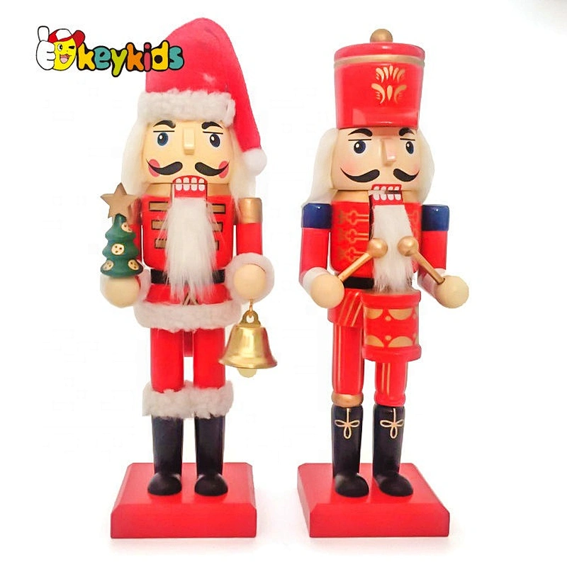 2019 Handcraft children wooden small nutcracker for wholesale W02A337