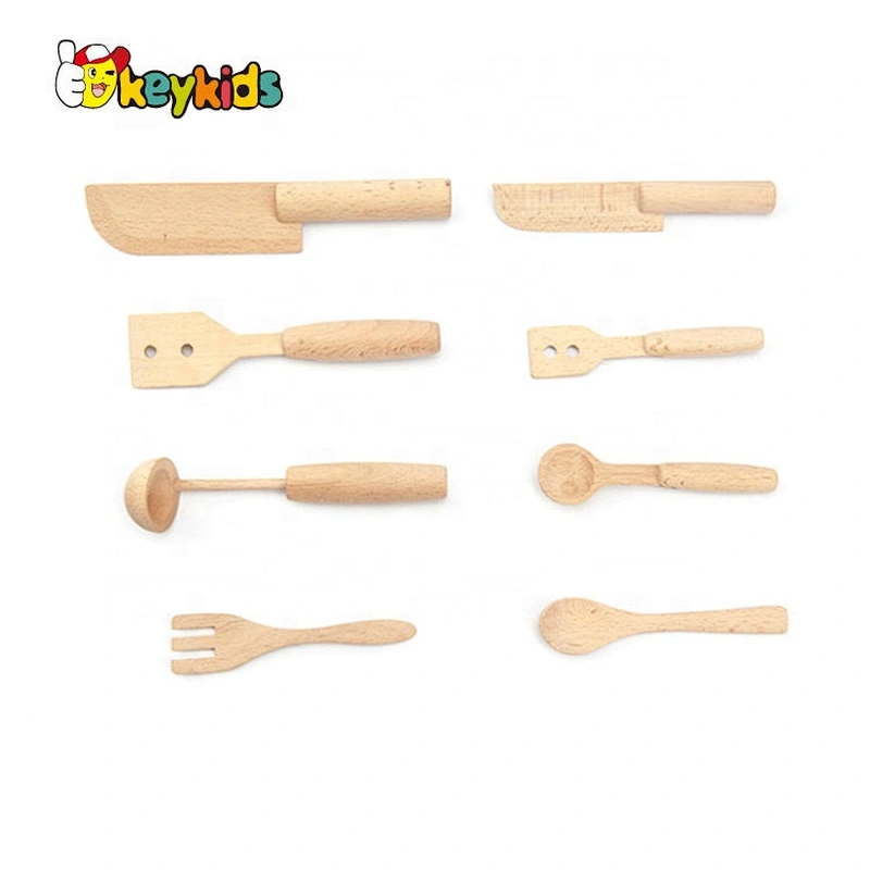 High quality grasping organic wooden baby rattle set for wholesale W08K296