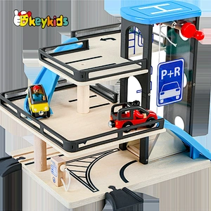 2021 New arrival mini wooden parking toy for children W04D028