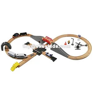 2020 New Arrival Small Train Track Set Wooden Toy For Children W04C190