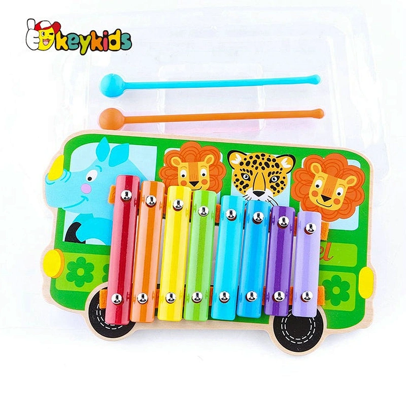 2019 New design musical toys wooden baby xylophone with customize W07C076