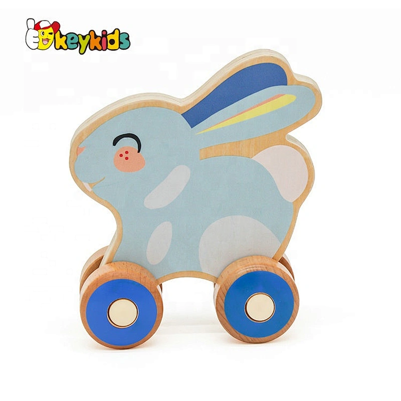 2020 Cheap kid's car toy,mini different colors wooden car W04A341