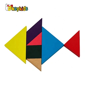 New popular educational puzzles wooden tangram toys for kids W11D010