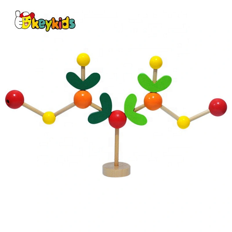 2020 New sale assembly wooden tree toy for children W03B105