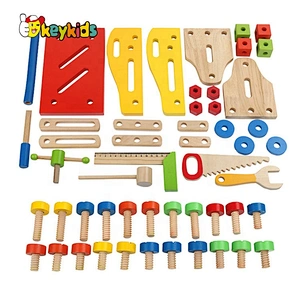 Carpentry Pretend Wooden Play Tool Bench For Kids W03D124