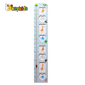 High quality measuring kids height wooden growth chart ruler with customize W09C006
