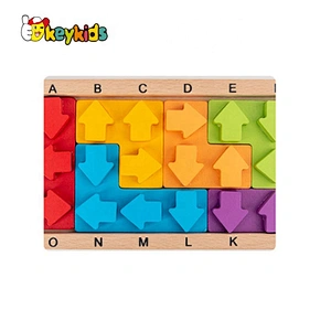 2021 New creative geometry wooden educationall toys for children W12E104