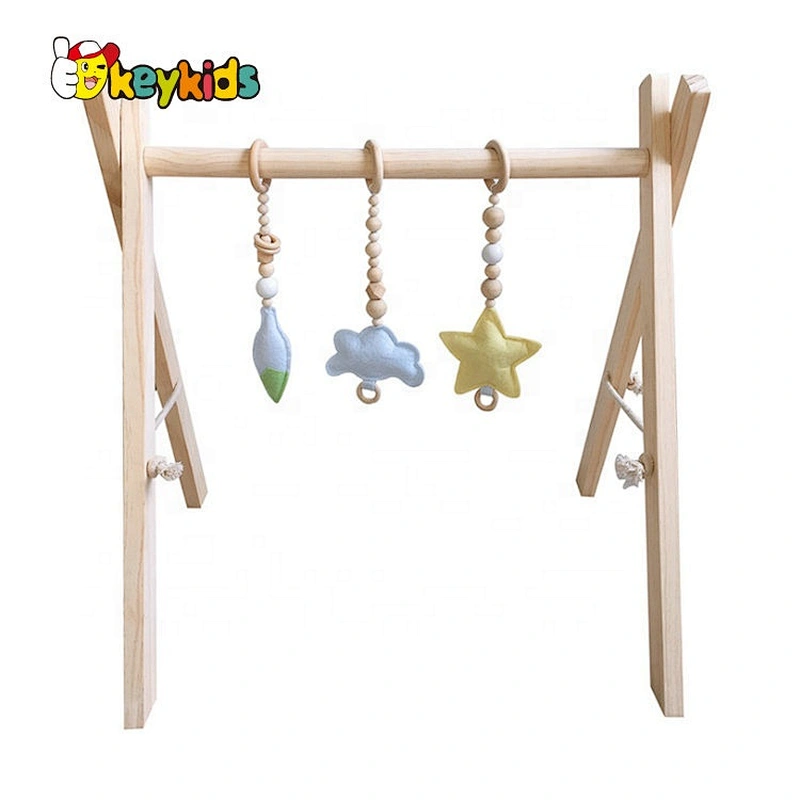 high quality natural wooden baby play gym for wholesale W08K174