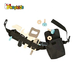 2020 Top sale mini wooden children toy tool bag for wholesale W03D133