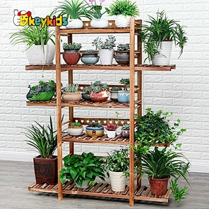 wholesale white wooden flower holder for indoor outdoor W08H111B