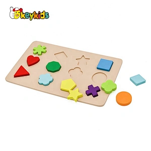 New related educational wooden color puzzle for toddlers W14A230