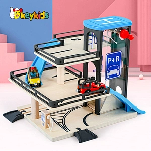 2021 New arrival mini wooden parking toy for children W04D028