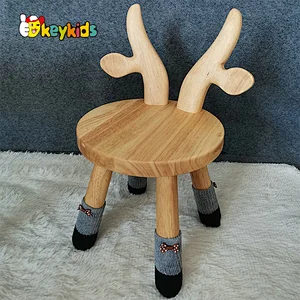 2021 Top fashion furniture toys wooden animal chair for kids W08G309