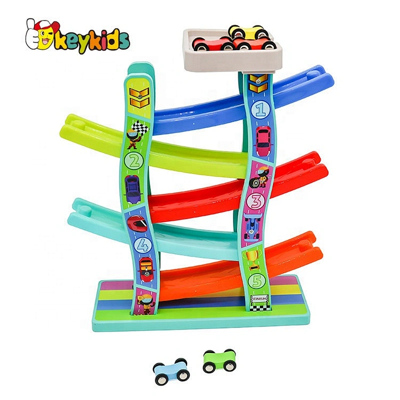 2020 Customizable Mini Wooden Toy Car Ramp Track For Toddlers W04E110