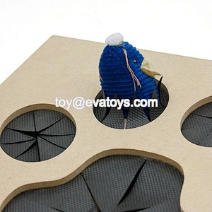 Big sale pet products wooden whack a mole cat toy for wholesale W06F088