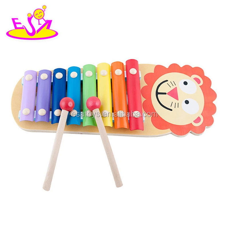 hot sale musical wooden xylophone toy for kids W07C051