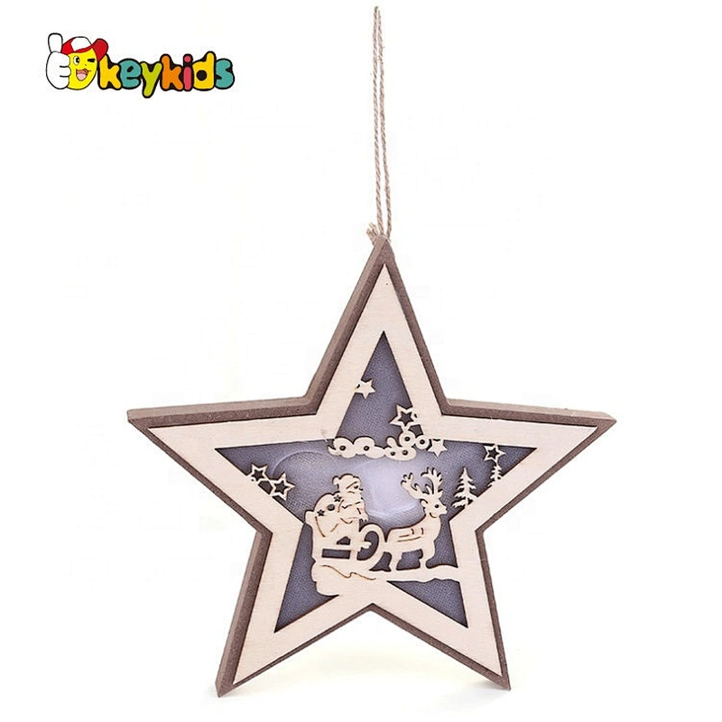 2020 Most popular wooden hanging decorations with customize W09D100